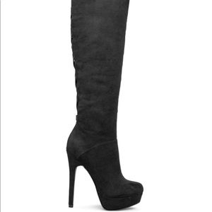 Women Shoe Dazzle Yani Knee Boots